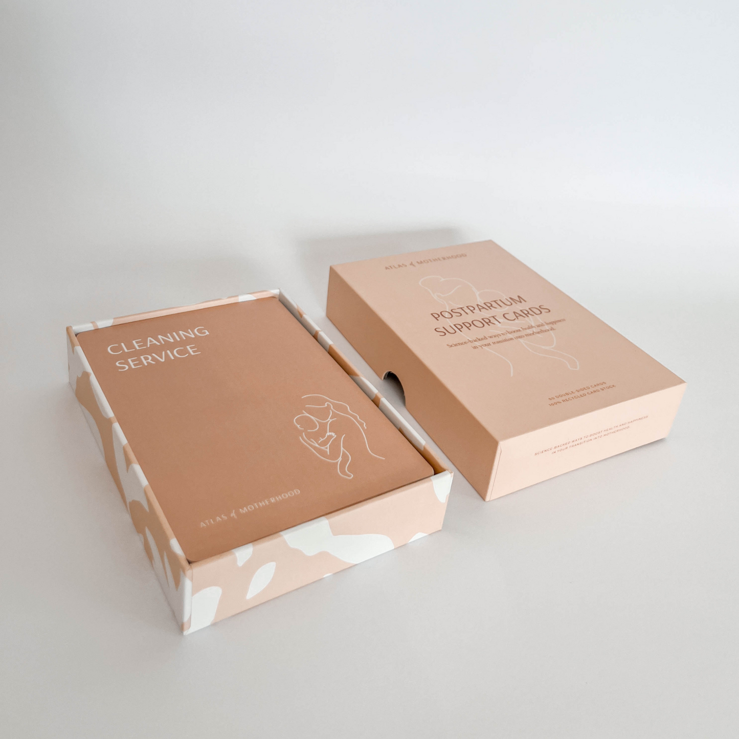 New Mom Postpartum Support Cards – 50-Card Deck for Practical Postpartum Support | Baby Shower and New Mom Gift