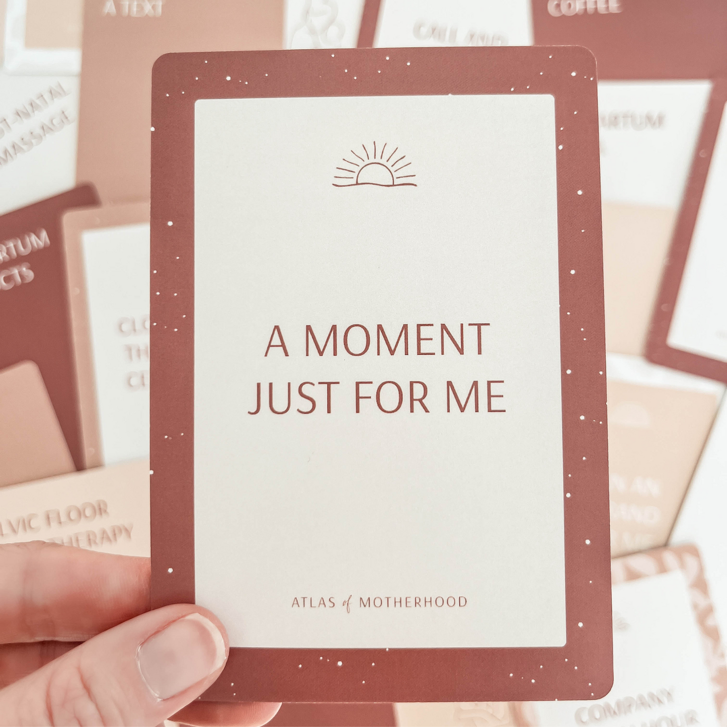 New Mom Postpartum Support Cards – 50-Card Deck for Practical Postpartum Support | Baby Shower and New Mom Gift